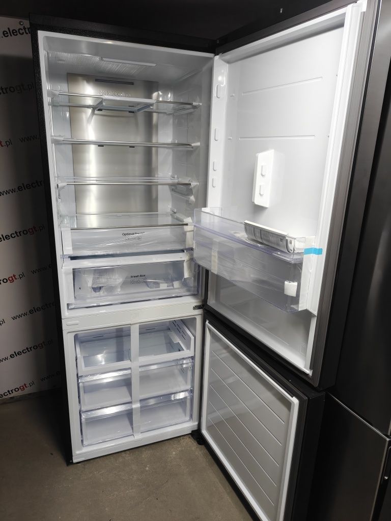 Lodówka Samsung Grafitowa Stal duża pojemna 76cm głeboka Nowa 1 rok GW
