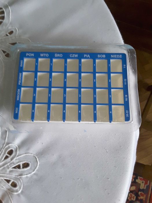 Tygodniowa kasetka na leki