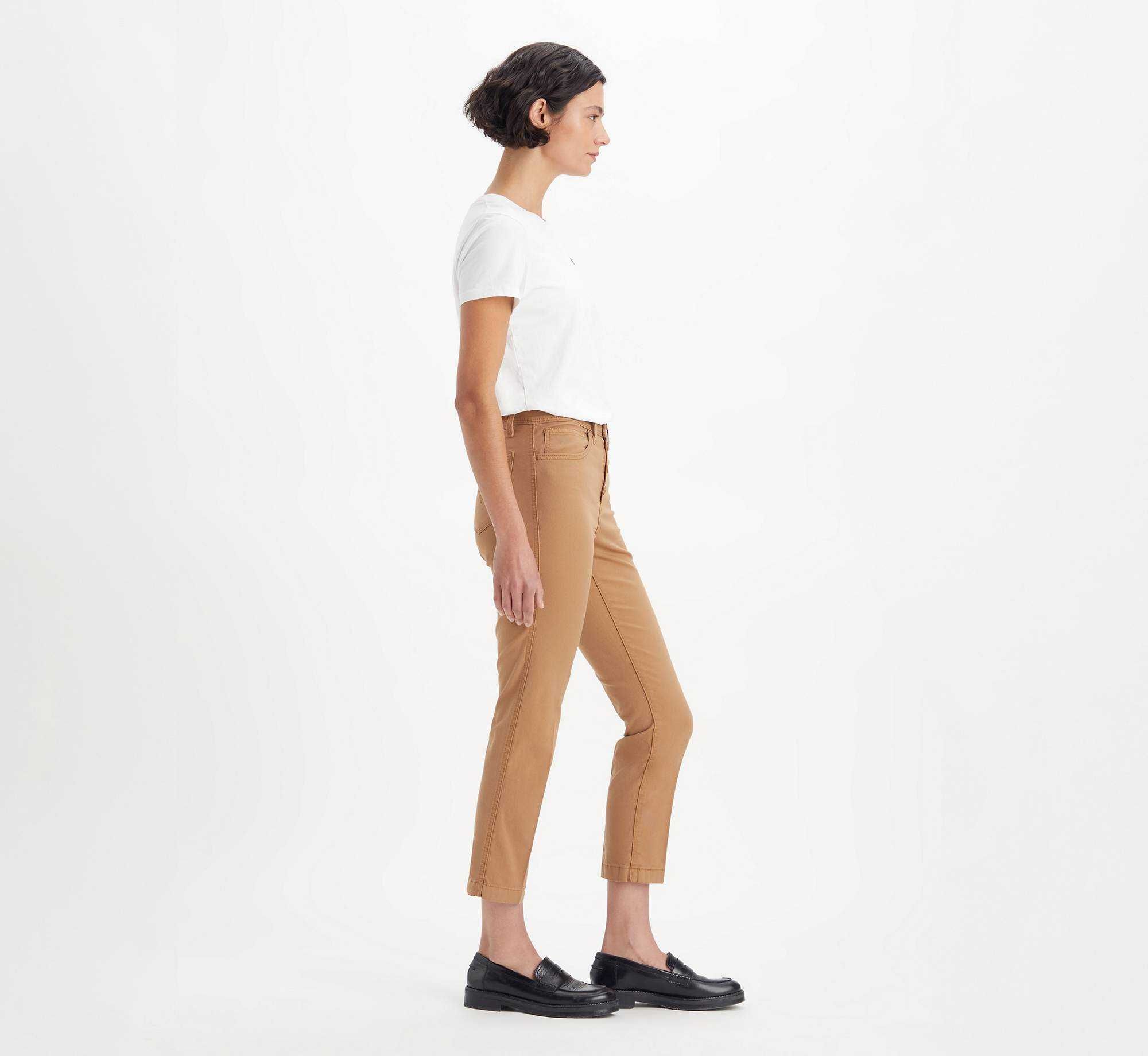 Женские Джинсы  Levis 724™ с завышенной талией и укороченными джинсами