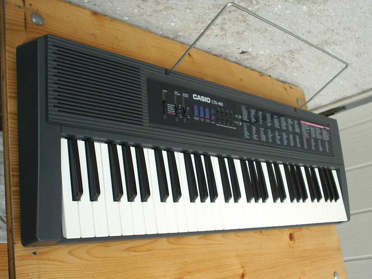 Keyboard Casio CTK-450 z osprzętem