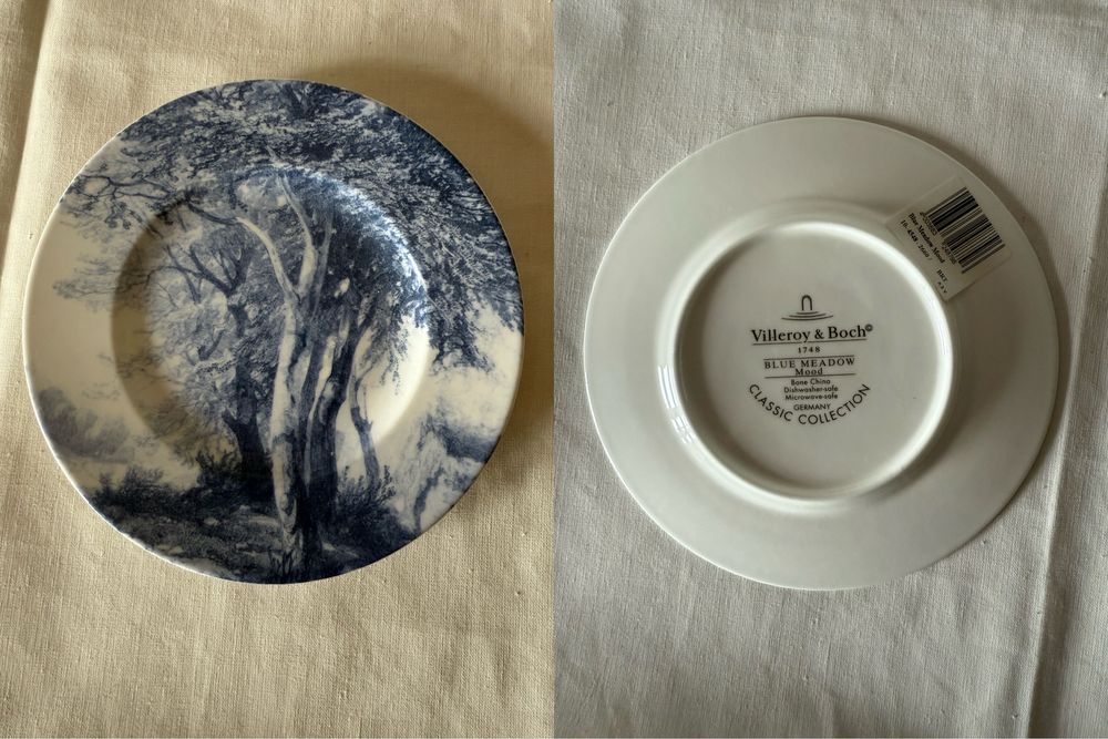 Вінтаж: тарілки з колекціі Blue Meadow Mood від Villeroy & Boch