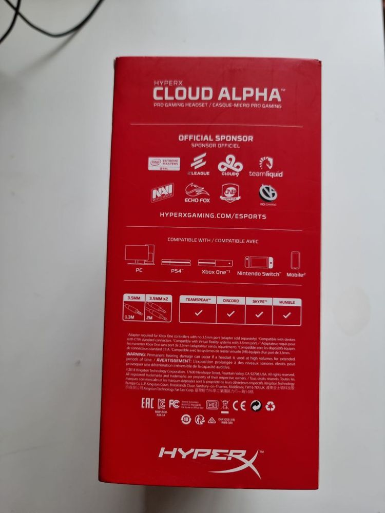 Słuchawki HyperX Cloud Alpha