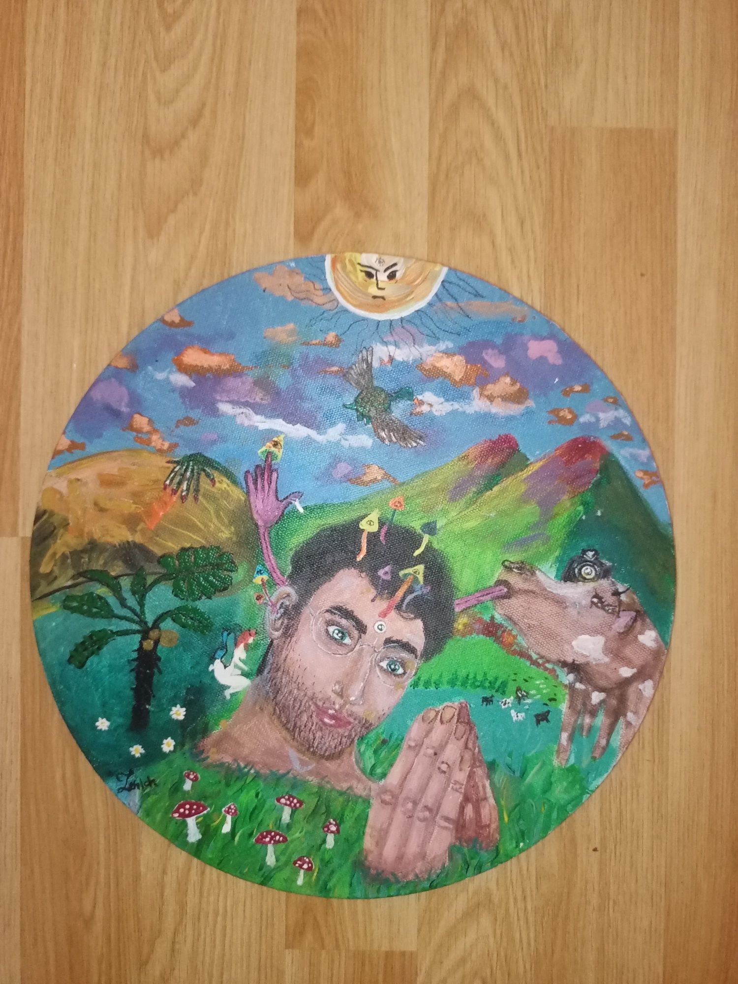 Obraz ręcznie malowany "rozwój"