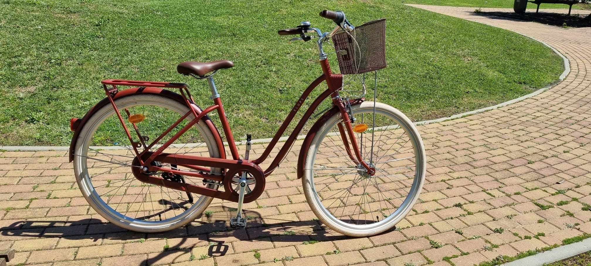 Bicicleta de Cidade Elops 540 como nova (< 1 ano; garantia; seguro)