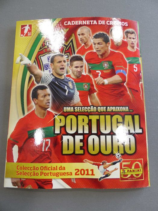 Caderneta Panini Portugal de Ouro 2011