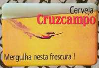 Chapa metálica da cerveja Cruzcampo