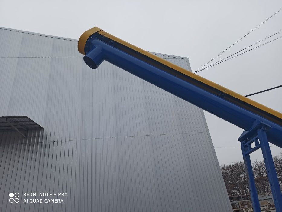 Бензиновый шнековый погрузчик 6-12 м с подборщиком с выс. погрузки  4м