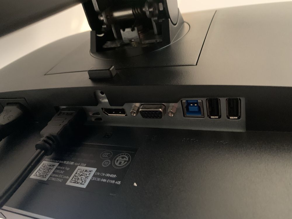 Monitor Dell Sprawny działający 22 cale