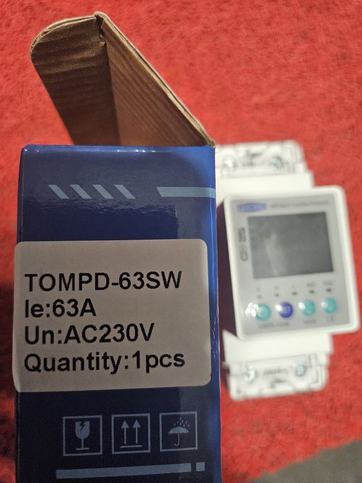 Реле напряжение TOMZN, EARU, 40A, 63A. Wi-Fi