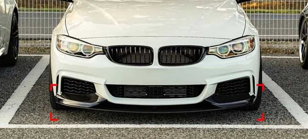 SPLITTER DOKŁADKA zderzaka BMW F32 F33 F36 2014/2020 czarny m sport