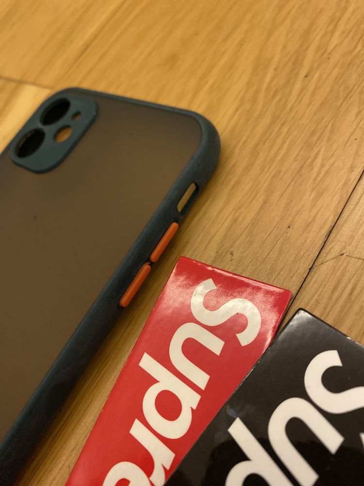 Case iphone 11 ciemno zielony etui pokrowiec supreme kraków