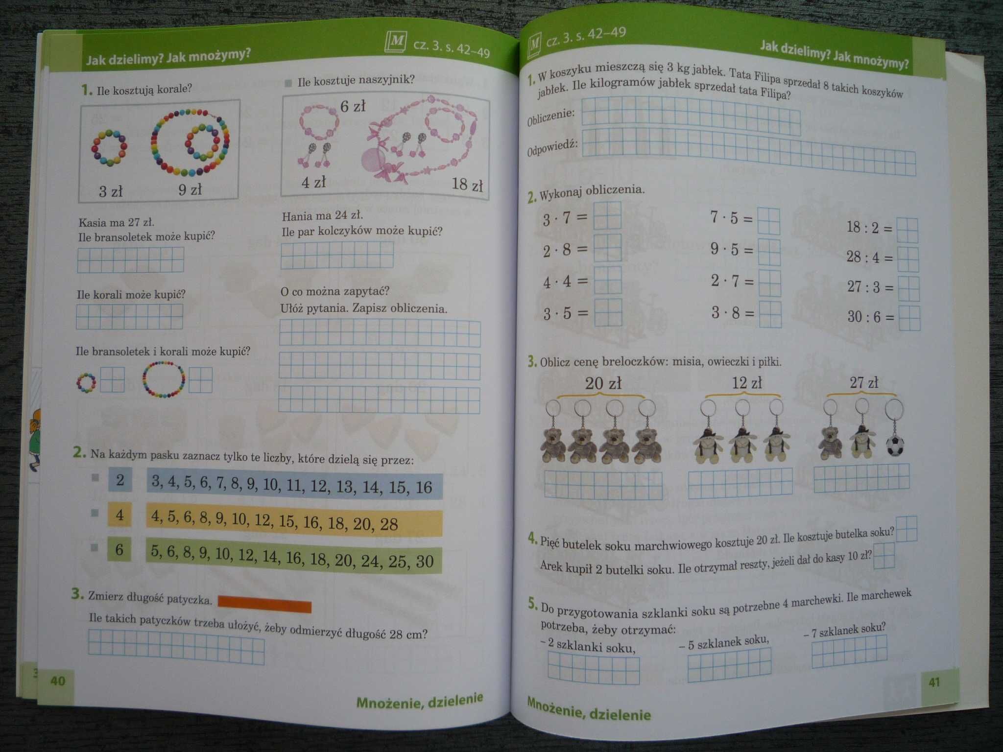 NOWE Nasze ćwiczenia 2 część 3 Klasa 2 Matematyka Nowa Era