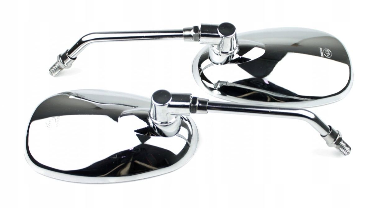 Lusterka Chromowane Chopper Cruiser Naked Klasyk Fz Vt Vn Vs Vl Vz M10