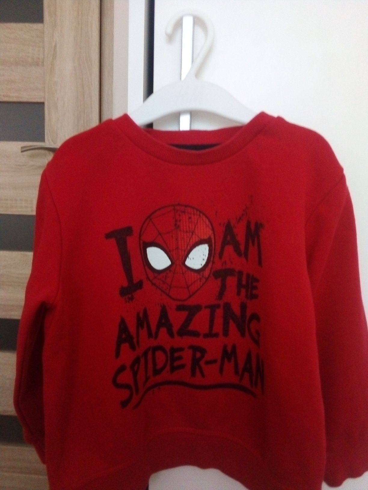Spiderman - jak nowa bluza dresowa rozm 5-6lat