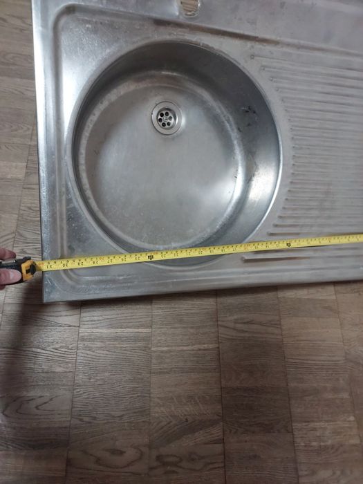 Мойка с нержавейки с краном