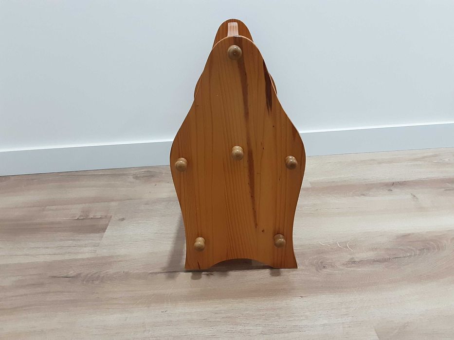 Porta-revistas/Cesto de Arrumação em Madeira