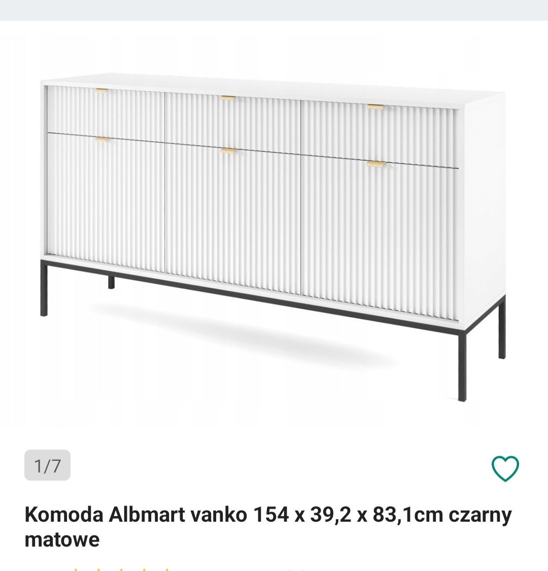 Komoda +2stoliki nocne