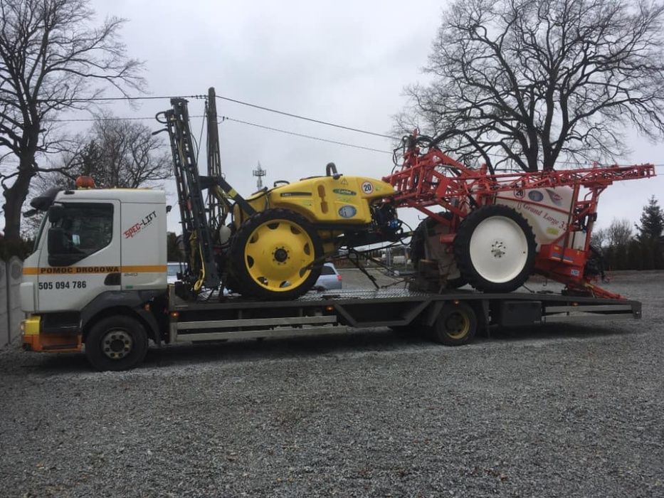 Tani TRANSPORT Przyczepa wywrotka rozrzutnik HL Brandys WIELTON URSUS