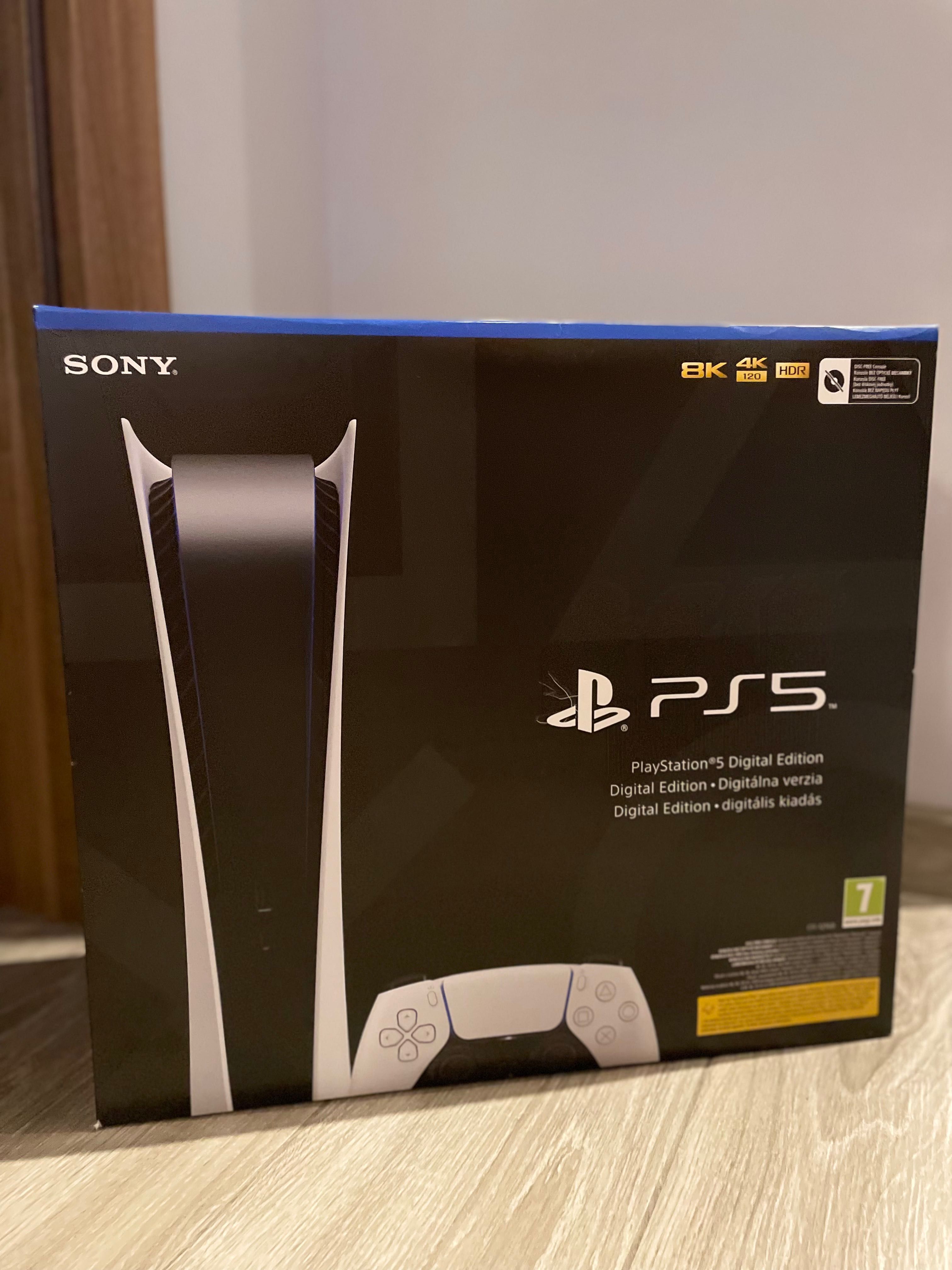 Konsola Sony PlayStation 5 Digital (PS5) , 3 joysticki