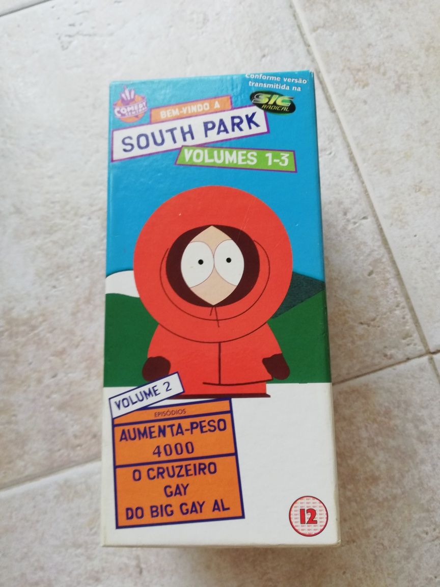 VHS Southpark 3 volumes