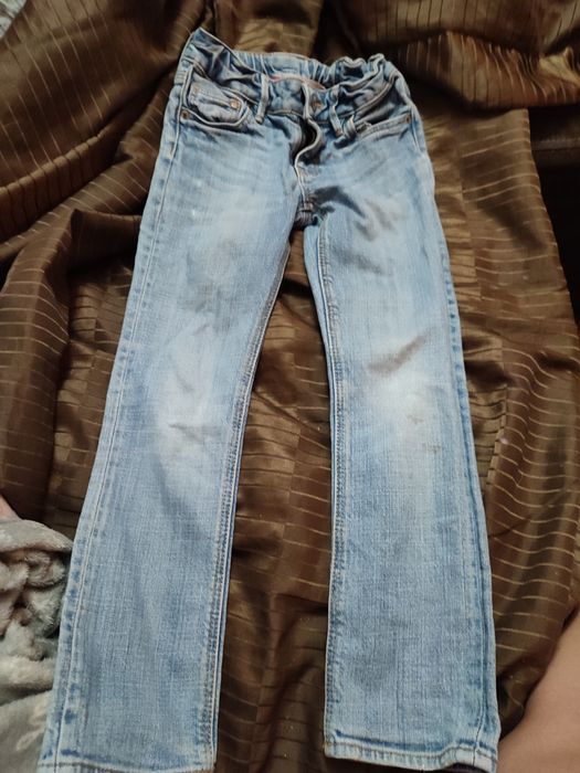 Spodnie dżinsowe na 122cm dla dziewczynki