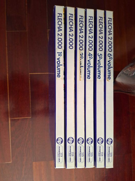 Flecha 2000 - 6 volumes de revistas de banda desenhada 1985