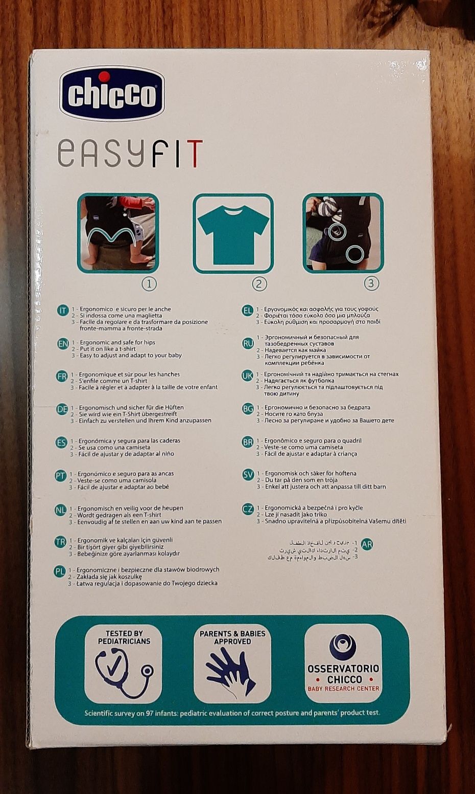 Chicco Easyfit - NOVO - Marsúpio