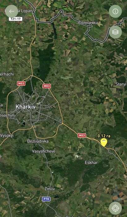 0,12 га Земля для садівництва