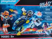Конструктор playmobil galaxy police полицейский байк