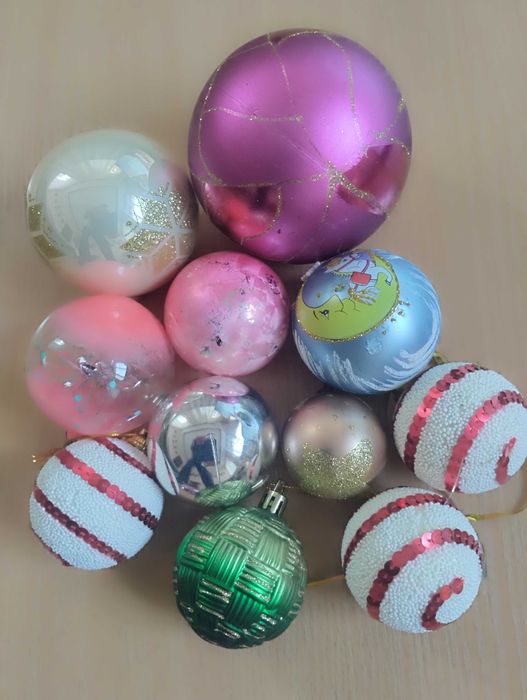 Ёлочные игрушки времён СССР