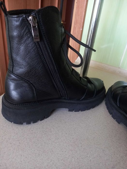 Черевики жіночі,  ботинки, нат. шкіра, р. 37