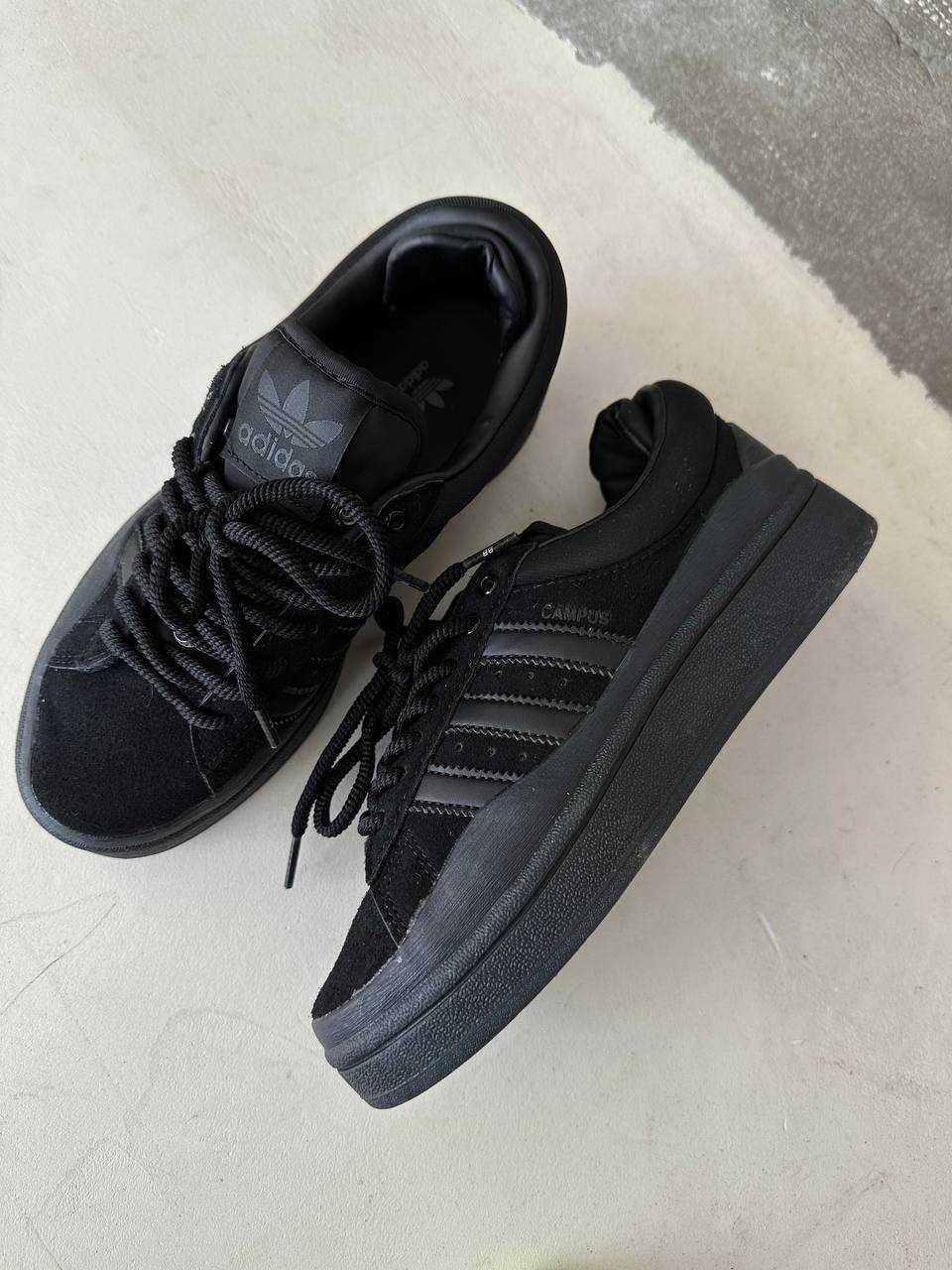 Кроссовки Adidas Campus Bad Bunny черные / Адидас Кампус 36 38 39 40