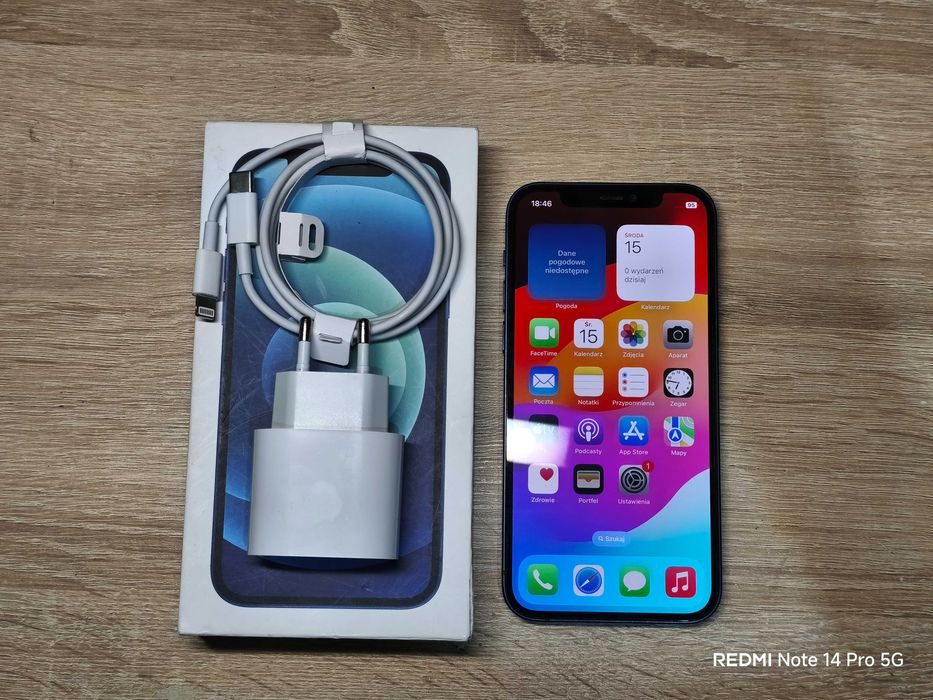 iPhone 12 64GB Niebieski, zadbany