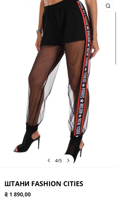 Стильні джогери в сіточку М