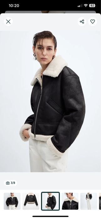 Дубленка MANGO б/у в идеальном состоянии