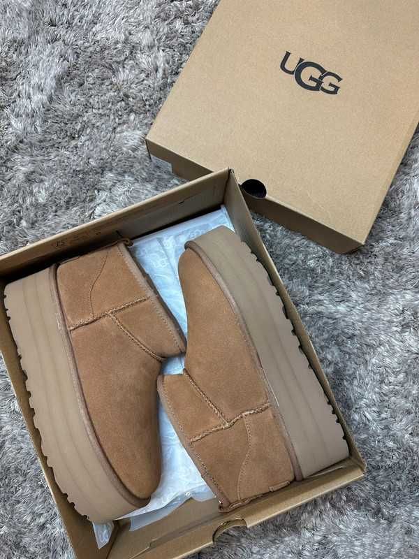 UGG Classic Ultra Mini Platform Boot Chestnut R.37