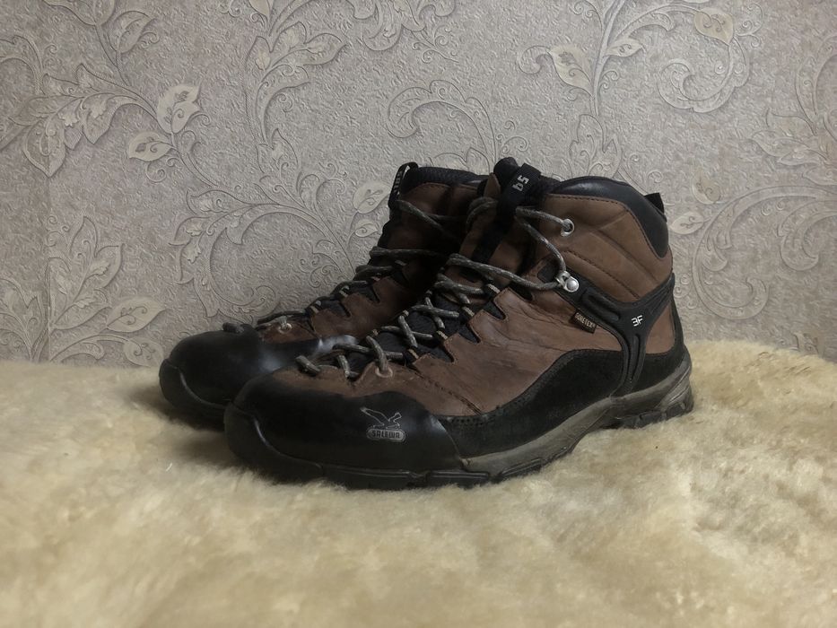 Водонепроникні шкіряні чоботи Salewa трекінг 48 47,5 47 46,5 31 30,5