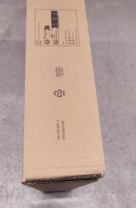 Ikea HAUGA stół z opuszczanym blatem szary 55/82/109x74 805.860.02