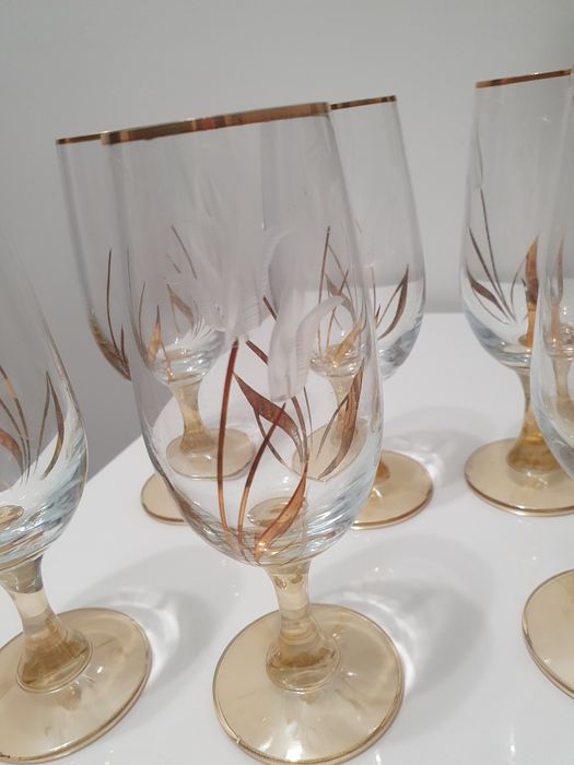 Kieliszki  ręcznie malowane