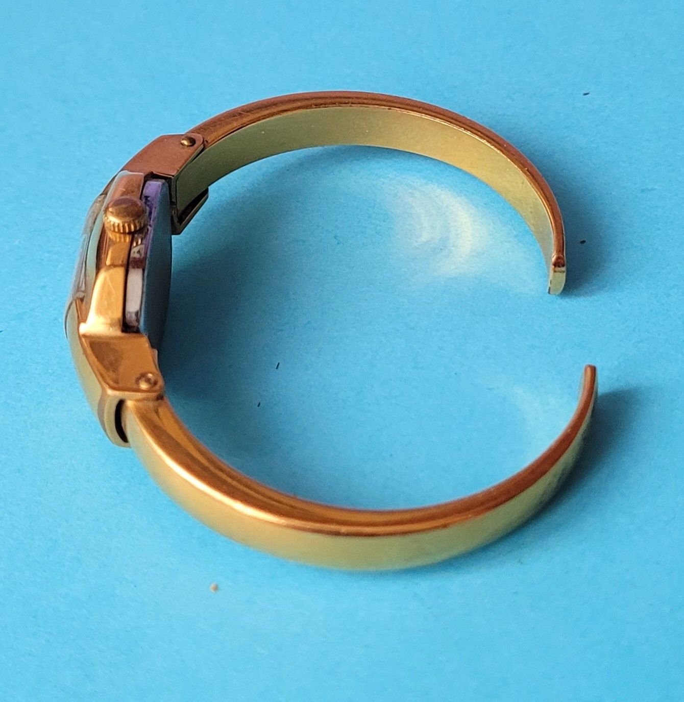Kolekcjonerski złocony zegarek damski SLAVA  l. 70-80-te XX