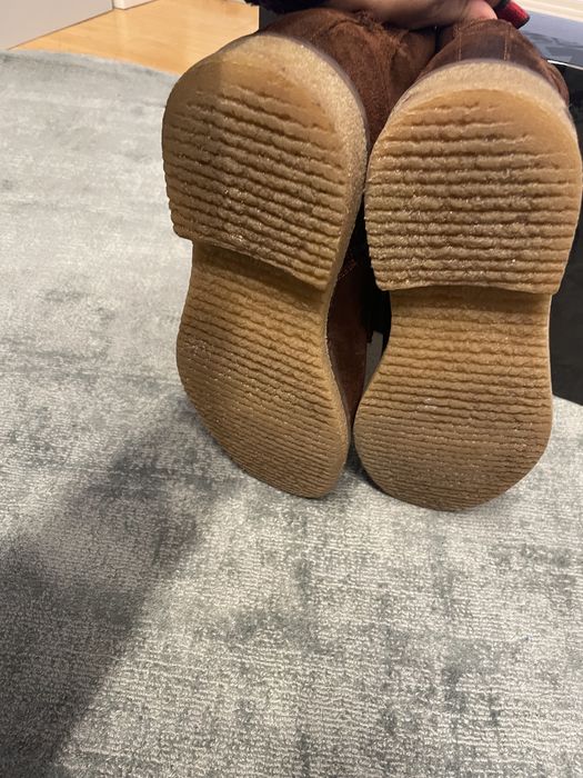 Buty zimowe kozaki botki brąz kazar 40-41 skóra