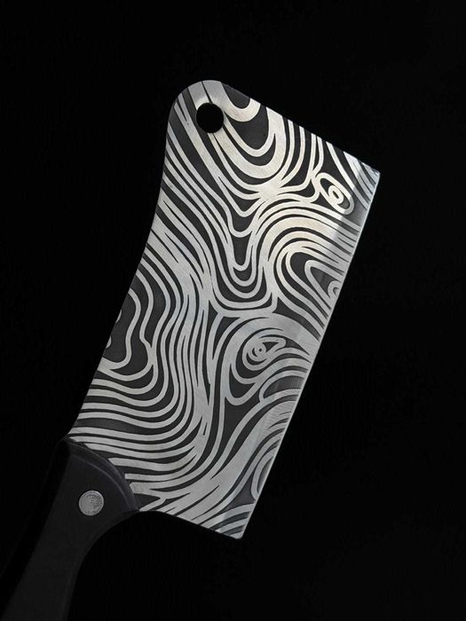 Сокирка кухонна сталь 65х13 Gorillas BBQ KN223 Сокирка ручної роботи