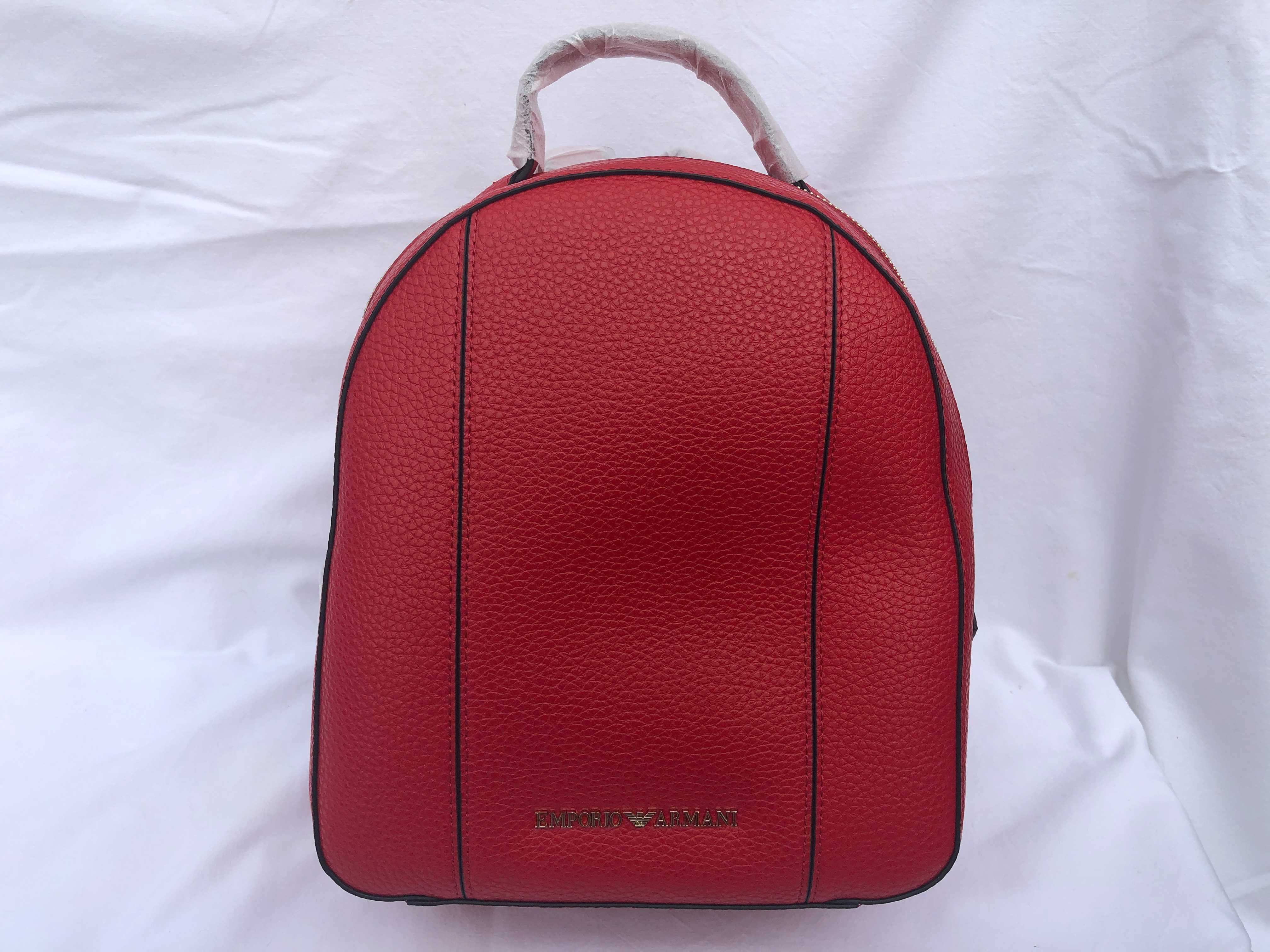 Emporio Armani - Plecak czerwony