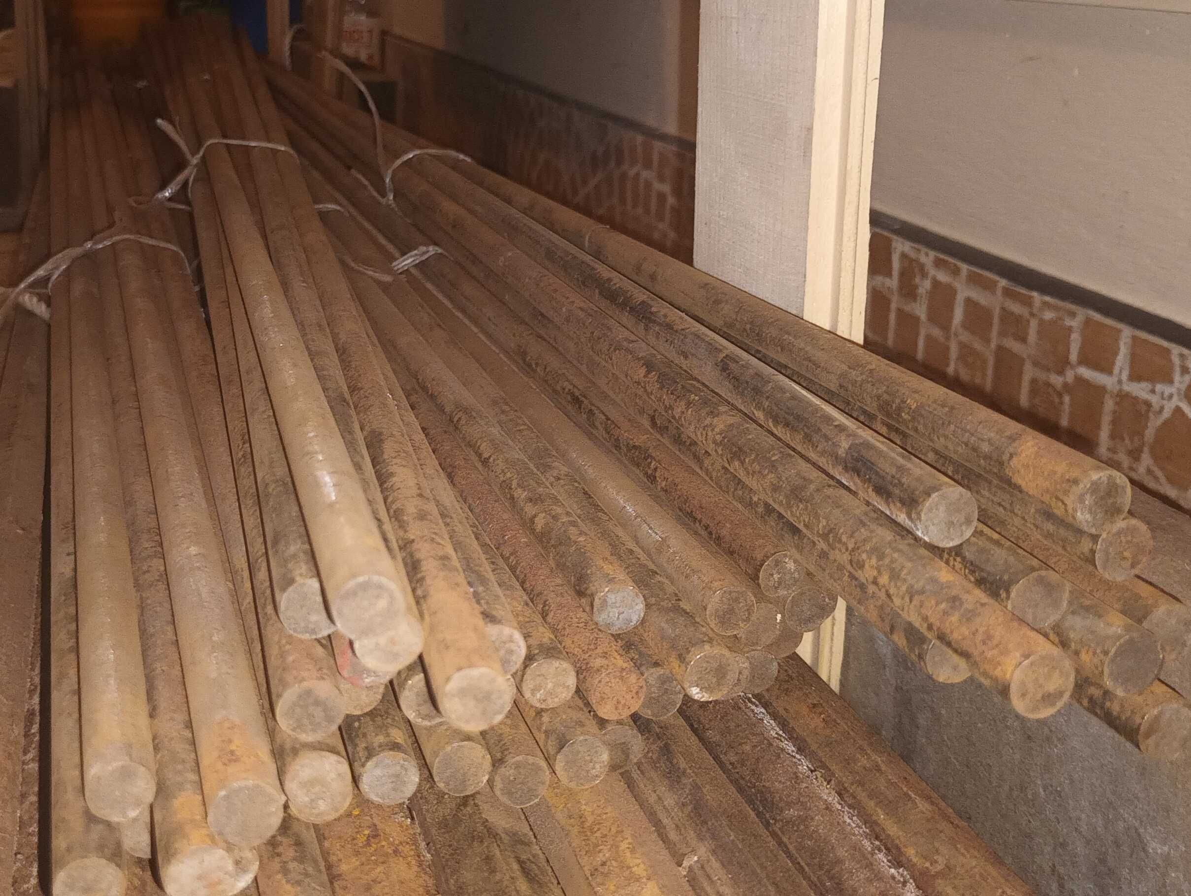 Pręt okrągły gładki FI 12 mm - długość 2 m - 50 szt