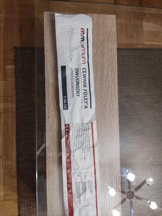 Cewniki urologiczne, POLMIL, ROMED, FOLEY, razem 5 sztuk