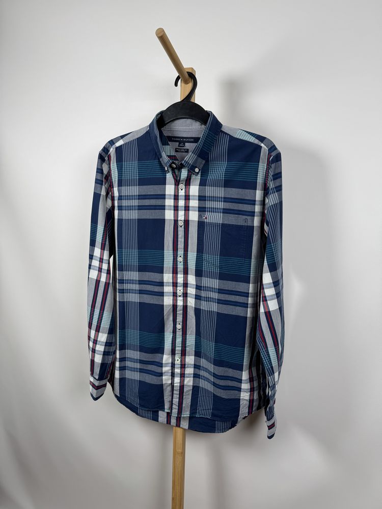 Tommy Hilfiger New York Fit koszula w kratkę L