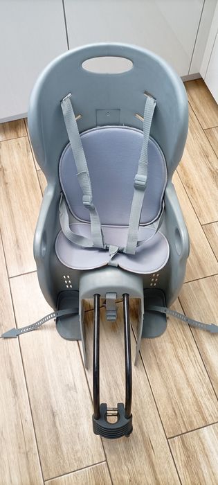 Fotelik rowerowy szary