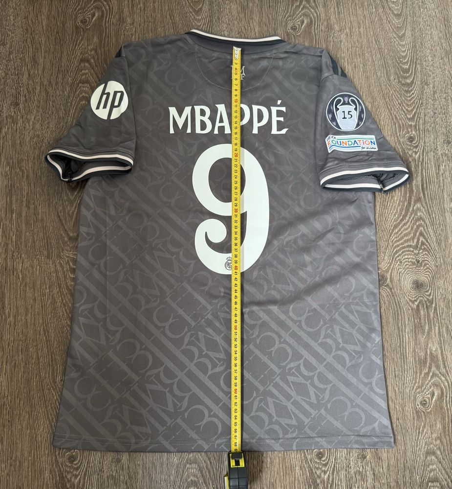 Real Madrid 23/24 Third #9 Mbappe футбольна футболка розмір: М