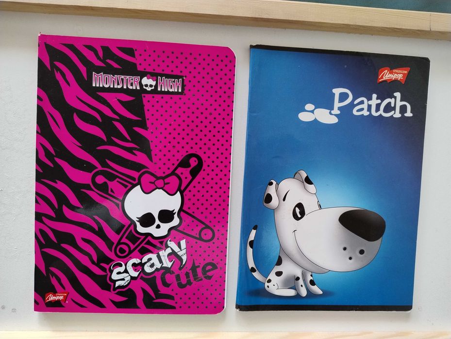 Notes Zeszyt brulion A5 A4 w kratkę notatnik nowe używane luźne kartki