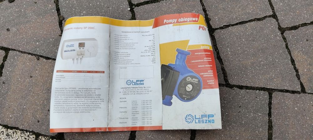 Pompa obiegowa CO LFP Leszno typ: 25POr60C